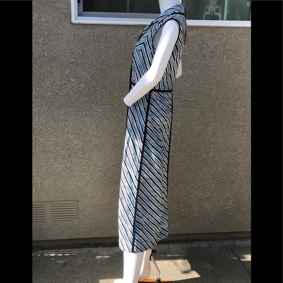 Fendi Skylines Sleeveless Shirt Dress sz 6 NWT - Picture 6 of 11